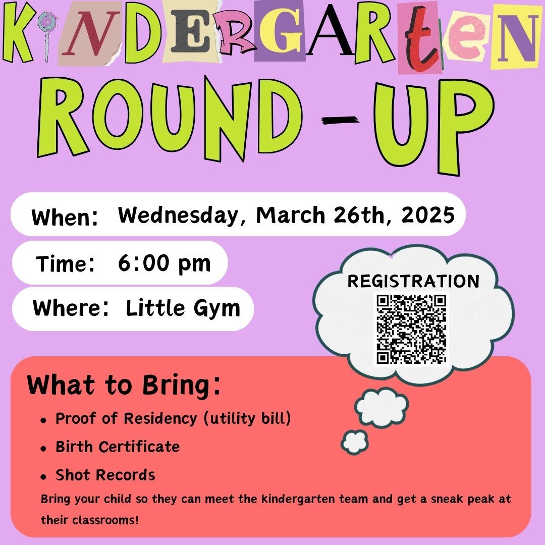 Kindergarten Round-Up